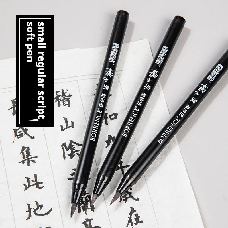 Calligraphy Chinese Painting Brush Soft Headed Brush Small Regular Script Brush for Beginner Art Student Painting Writing Pen