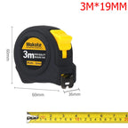 Precise Clear Steel Tape Measure Retractable 3M/5M/7.5M/10M Thickened Rubberized Woodworking Wear-resistant Tool Tape Ruler
