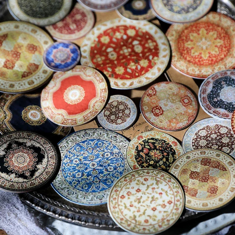 23Pcs Vintage Clip Cardstock Craft Paper Junk Journal Ephemera Collage Thick Card Scrapbooking Material Paper Tim Holtz Style