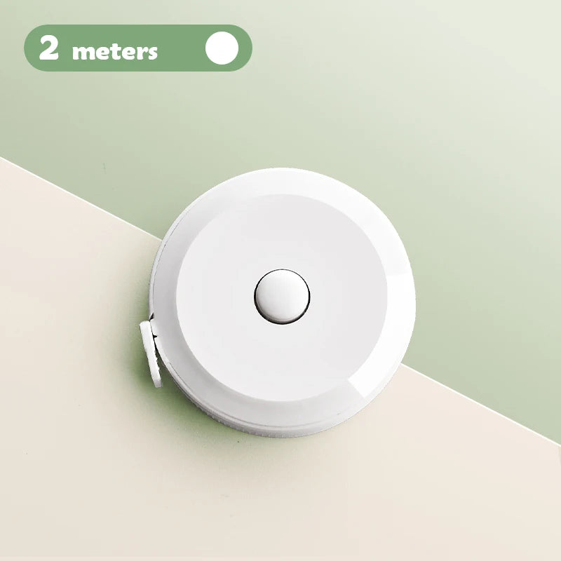 2M Soft Retractable Tape Measure Self-Lock Flexible Ruler for Tailor Sewing Body