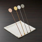 High-Grade 304 Stainless Steel Stirring Sticks Elegant Swizzle Rods For Cocktails Coffee Bar Restaurant Milk Tea Mixing
