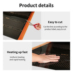 MINCO HEAT 240w/m2 New Graphene PTC Heating Film Infrared AC200~240V about 60C Warm Floor Heating Mat