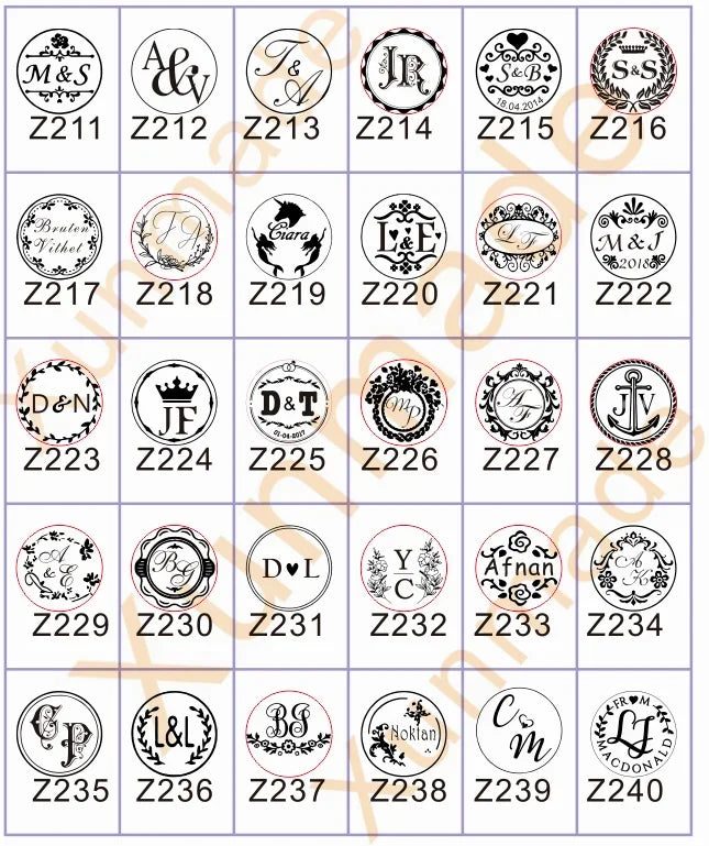 Customize Embossing Stamp Wedding Monogram Embosser Stamp,Personalized 2 initials Embosser Stamp,Wedding gift,hand held embosser