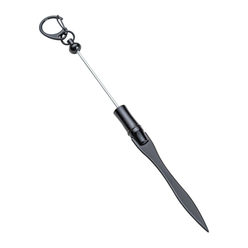 Beadable Letter Opener Metal Letter Opener with Keychain Clip, Beadable Envelope Opener Gift for Student Teacher 896C