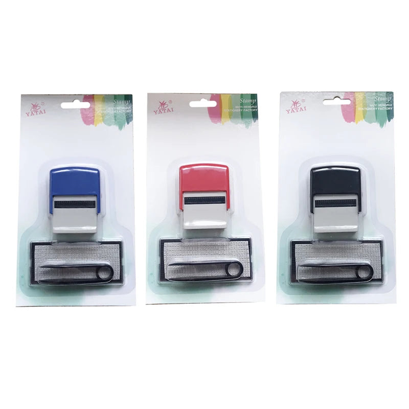 DIY Rubber Stamp Kit Custom Personalized Self Inking Business Address Name Number Letter Handicrafts Printing