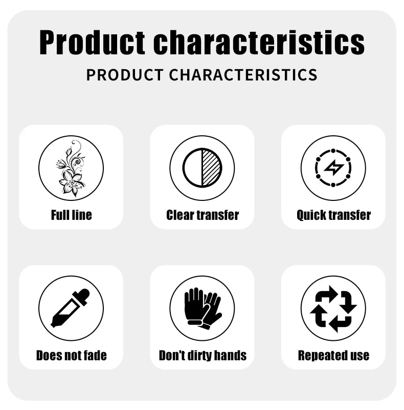 10/30/50/100Pcs Tattoo Transfer Pape A4 Size Stencil Paper Copy Paper Thermal Paper for Tattoo Transfer  Tattoo Supplies
