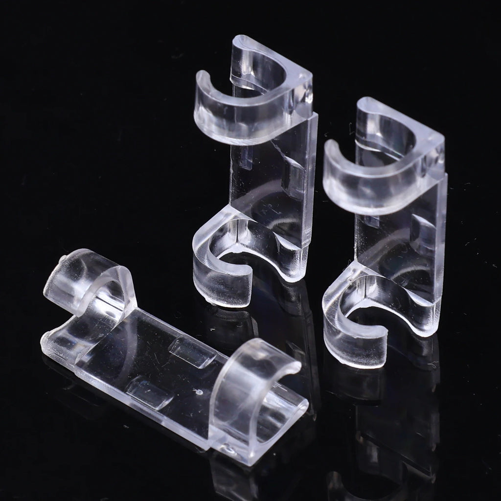 20/100pcs Cable Organizer Clips Cord Holder Transparent Management Wire Manager Home Office USB Data Line Winder Hooks Protector