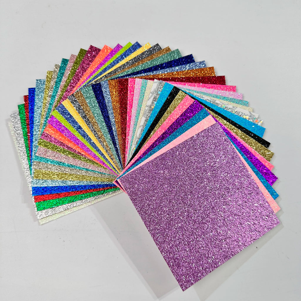500pcs  12"*12" Glitter Card Paper Stock for Cricut Cameo Machine for Birthday Invitation