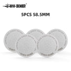 MHW-3BOMBER Titanium Coating Espresso Puck Screen 51/53/58.5mm Reusable Metal Filter 0.8mm Thickness Lower Shower Screen