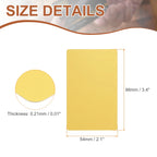 10/25/50Pcs Metal Business Cards Colored Finish Aluminum Blank Laser Engraving DIY Cards CNC Engraving Sheets for House Office