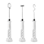 Handheld Electric Milk Frother USB Wireless Egg Beater Kitchen Mixer Coffee Whisk Blender Tool for Home Use