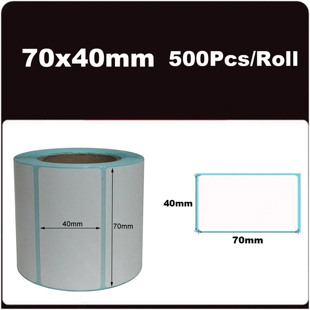 700 Labels Per Roll 60×40Mm (2.36×1.57Inch) Direct Thermal Labels Shipping Barcode Stickers Price Tag Self Adhesive Shipping