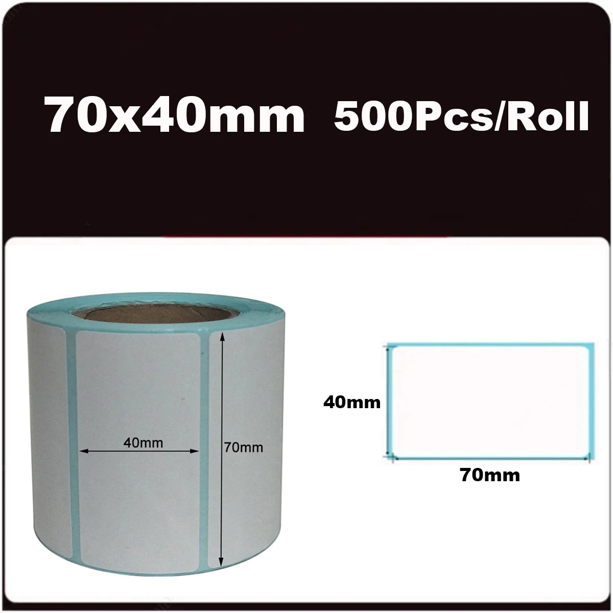 700 Labels Per Roll 60×40Mm (2.36×1.57Inch) Direct Thermal Labels Shipping Barcode Stickers Price Tag Self Adhesive Shipping