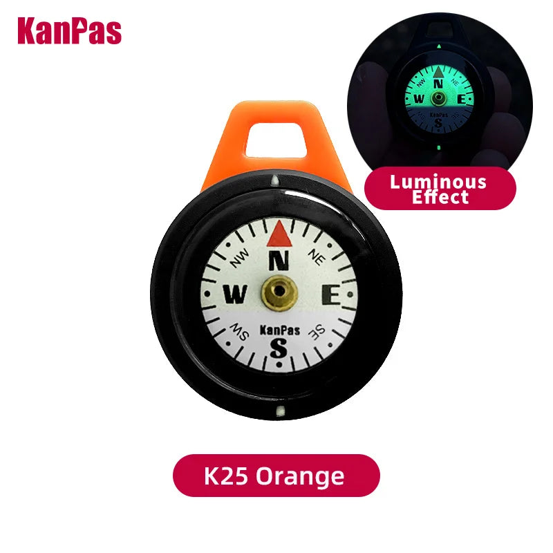 Kanpas EDC Outdoor Compass with Luminous / High Quality Compass / Outdoor Compass / Adventure Compass / K18 / K25