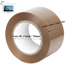 100m Super Bond Brown Packaging Adhesive Tape Shipping Carton Sealing Coffee Sticky Buff ClearTape for Home Office School