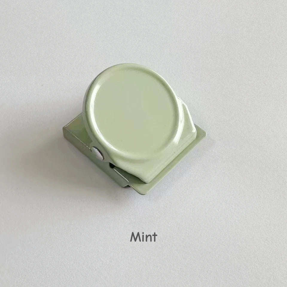1pcs Mini Magnet Clamp Multi Color Magnetic Paper Clip for Fridge File Index Photo Memo Office School A7127