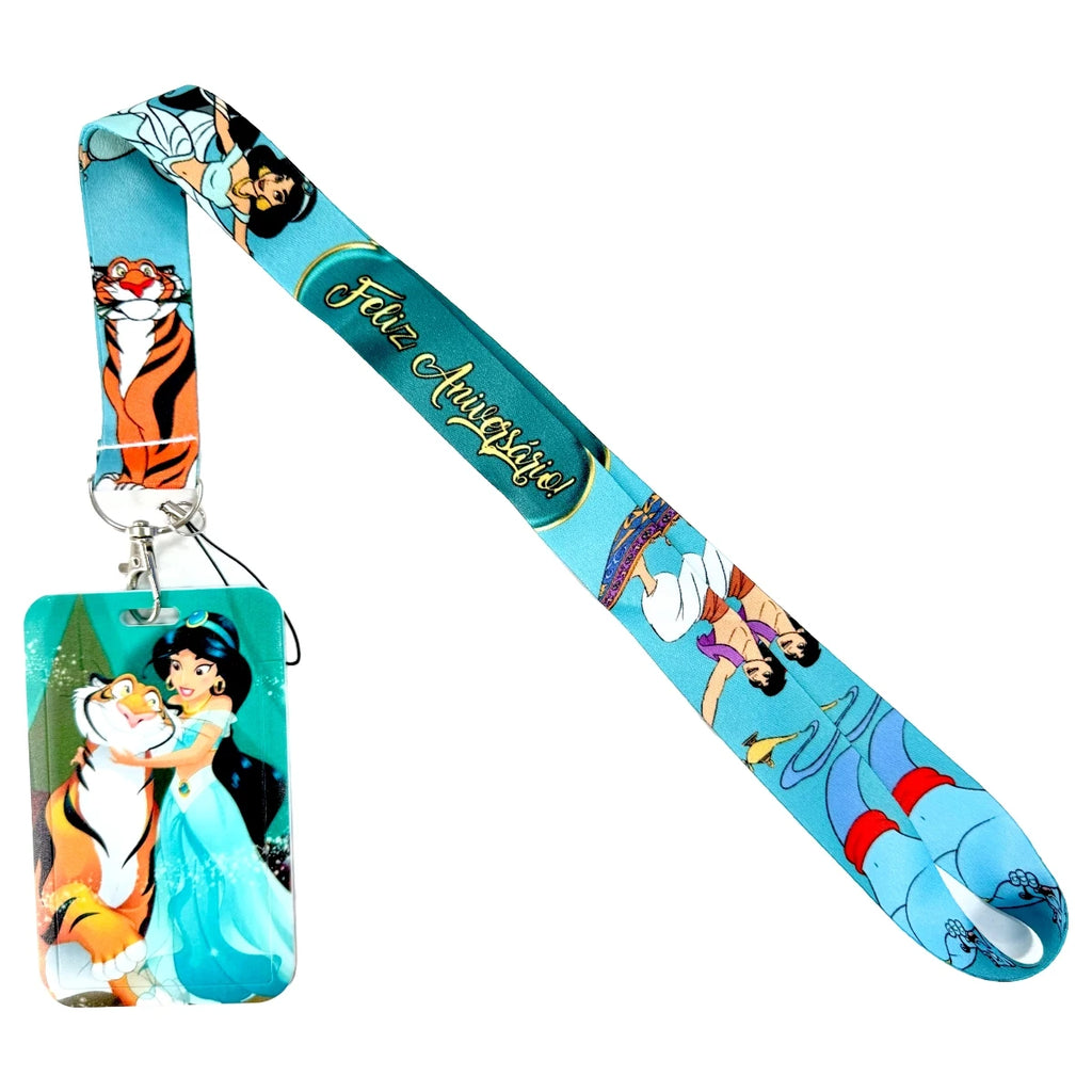 Anime Strap Lanyard for Keys Keychain Badge Holder ID Credit Card Pass Hang Rope Lariat Mobile Phone Charm Accessories