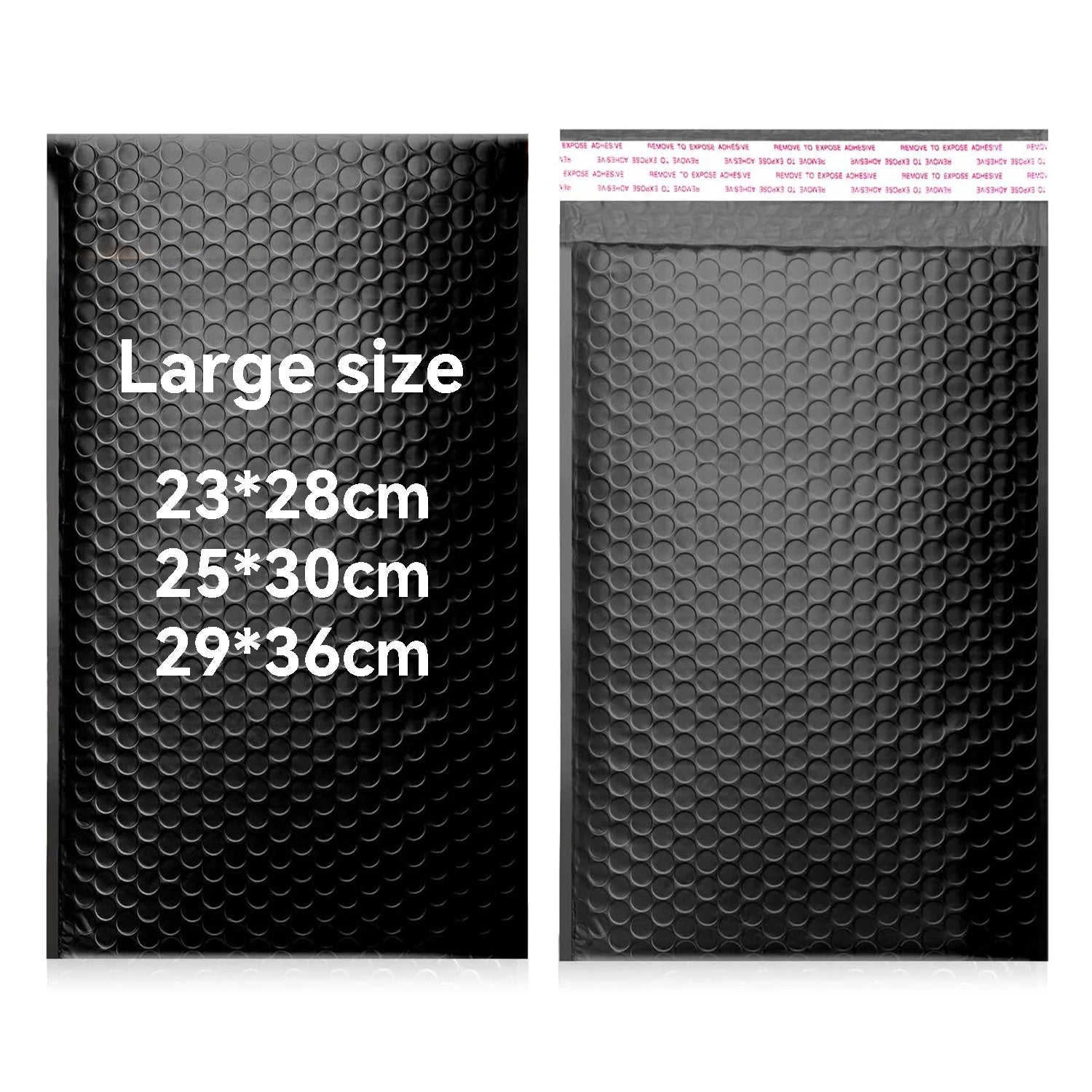 20 Pcs Bubble Envelopes - Large Size Black Bubble Mailers Self Seal, Waterproof Postal Bags for Protecting Mailing & Packaging