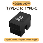NNBILI 3A Type C Elbow USB 3.1 Charging Data Cable Adapter Converter for Android 90/180 Degree OTG Adapter Fast Charging 10Gbps