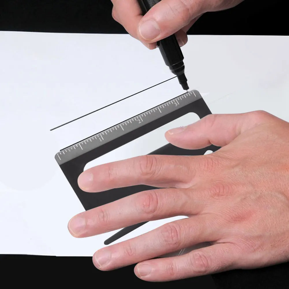 Envelope Opener with Ruler Letter Opener Portable Envelope Slitter Neatly Opened Without Damage Mail Opener for Home Office
