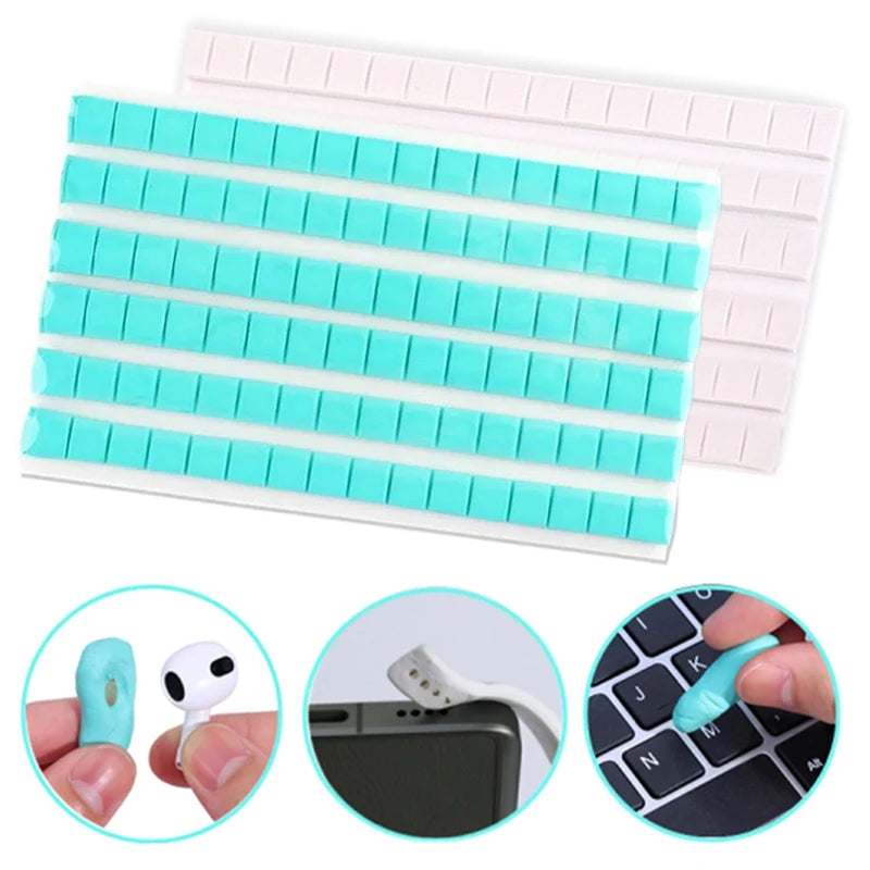 For Airpods Wireless Headset Cleaning Glue Blue Non-marking Glue for IPhone Samsung Phone Charging Port Keyboard Cleaner Clay