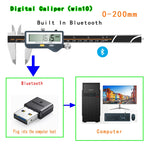 Built-in Bluetooth Digital Caliper for Wireless Transmission Electronic Caliper for Measuring Outer Diameter Inner Diameter 150m