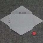 10pcs Custom Translucent Sulfuric Acid Paper Envelopes, Used For DIY Postcard/Card Storage, Wedding Invitations, Gift Packaging