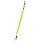 1.2m/2m/3m Max Stretch Plastic Spring Elastic Rope Fishing Lanyards With Carabiner Boating Ropes Anti-lost Phone Keychain Lock