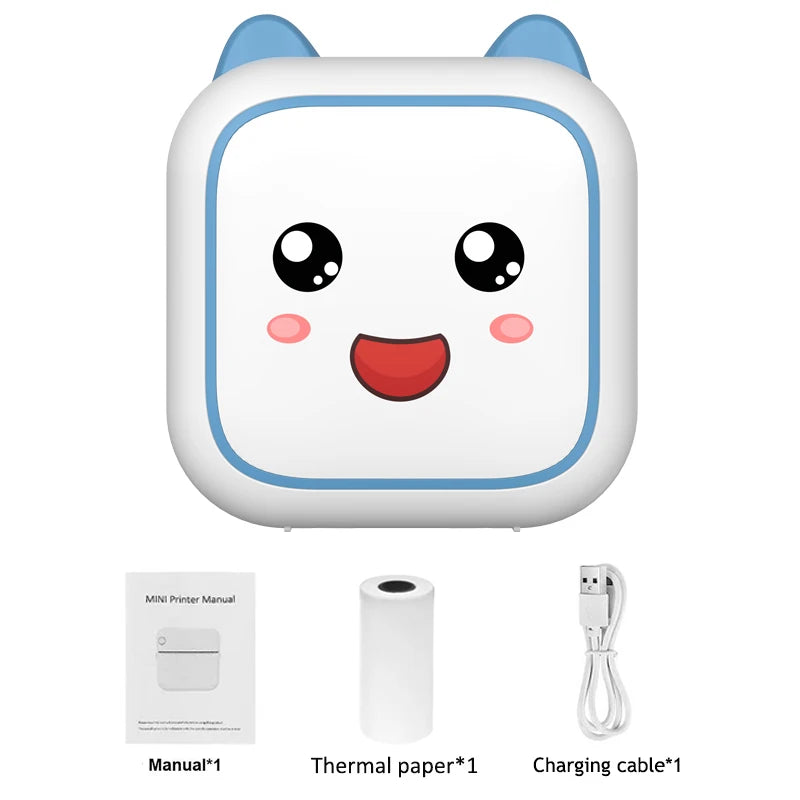 X6 Mini HD Portable Label Thermal Printer Endurance Bluetooth Printer for Student Error Title Note Wrong Pocket Inkless Printing