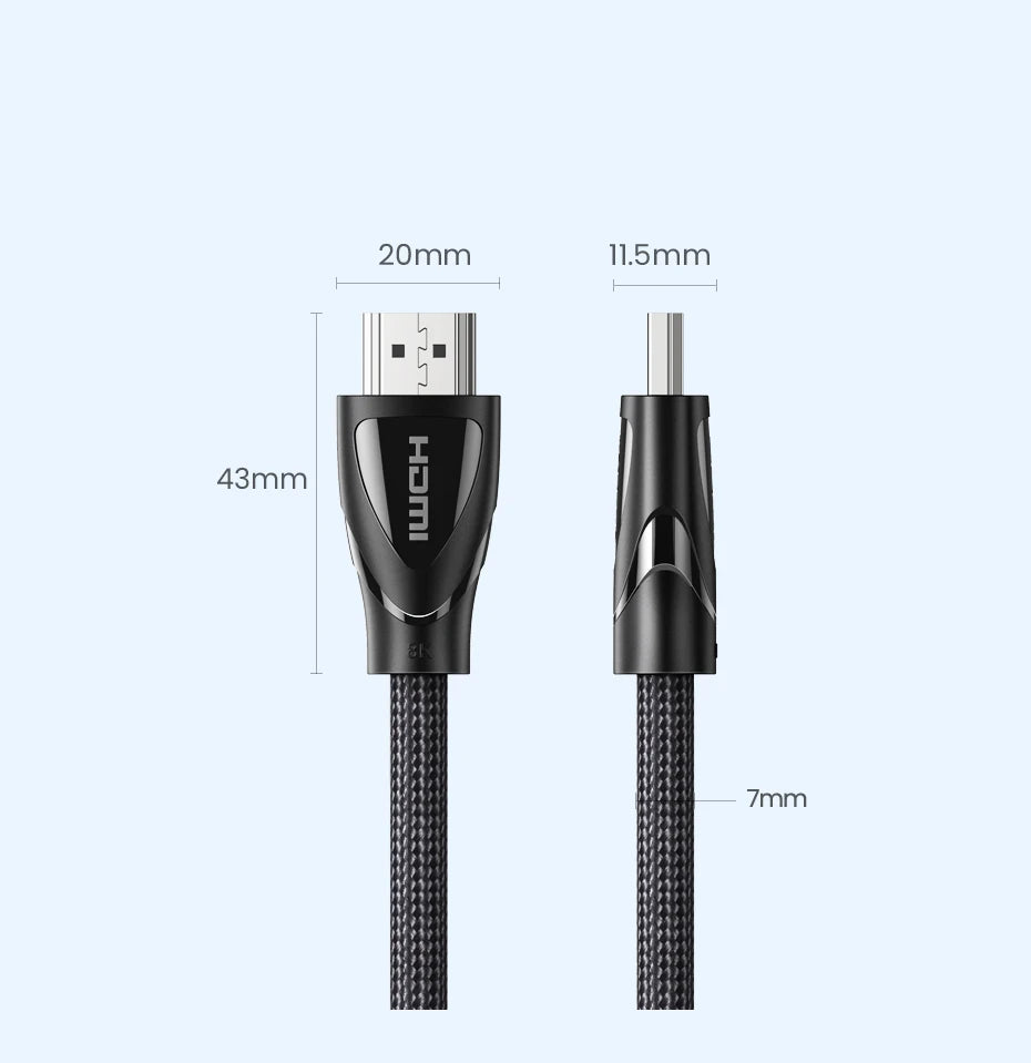 UGREEN 8K HDMI-Compatible Cable for Xiaomi TV Box PS5 Ultra High Speed Certified 8K@60Hz Cable 48Gbps eARC Dolby Vision