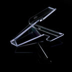 1-30Pcs Clear Acrylic Coin Display Stand Holders Small Easel Rack Trading Card Holder Support For Kpop Idol Card Organizer