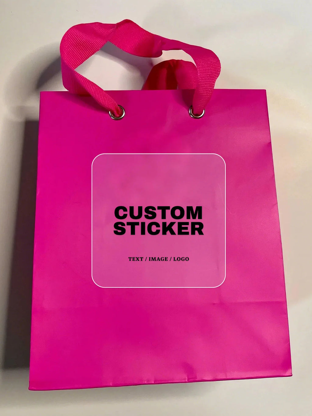Custom Waterproof PVC Square Stickers 1/70/210 Pcs Personalized for Party Label Packaging