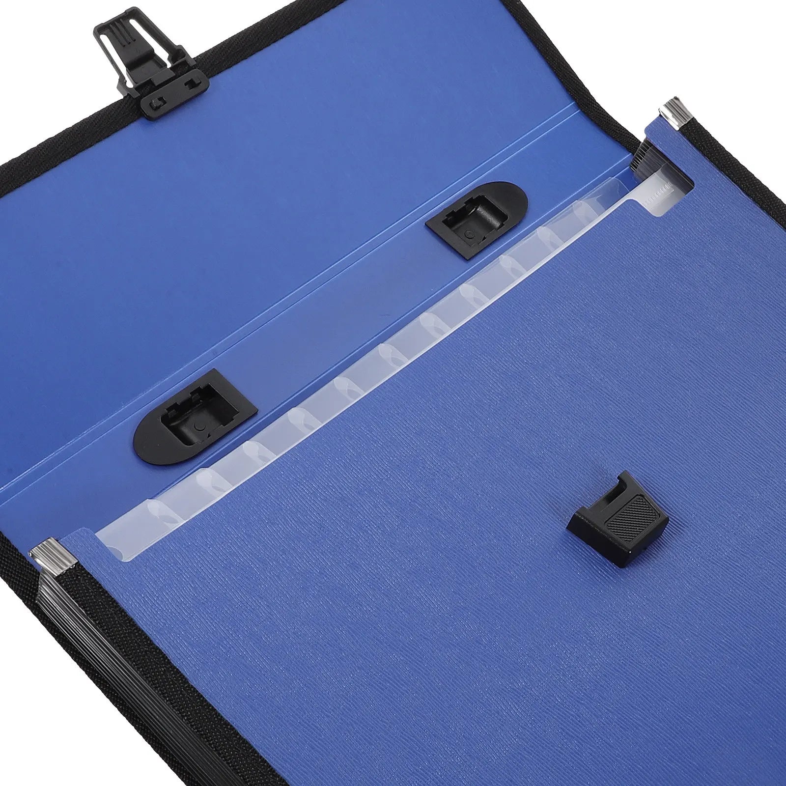 Accordion File Folder Expanding Business Organizer 12 Pockets Waterproof Buckle Handle Portable Folder for A4 Documents Art