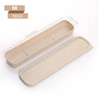 Portable Travel Tableware Eco-friendly Storage Box Case Food Grade Dinnerware Kitchen Fork Spoon Box Kid Cutlery Set Organizer