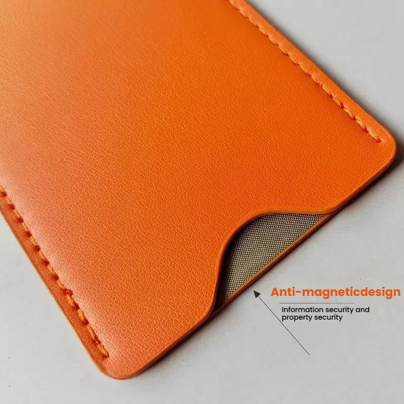 Men Women PU Leather Classic RFID Blocking Credit Card Holder Wallet Organizer Slim Anti Theft Multi Slot Travel Essential