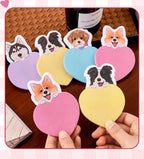 30sheets Cute Dog Post Cartoon Sticky N Times Sticky  School Stationery Small Gifts Memo Puppy Decorative Sticky Notes Paper
