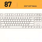 Mechanical Keyboard Dust Cover Acrylic Protecting Shell Hot Bent Compatible With Layout 60 68 87 104 96 WOOTING ROG Azoth IKKI