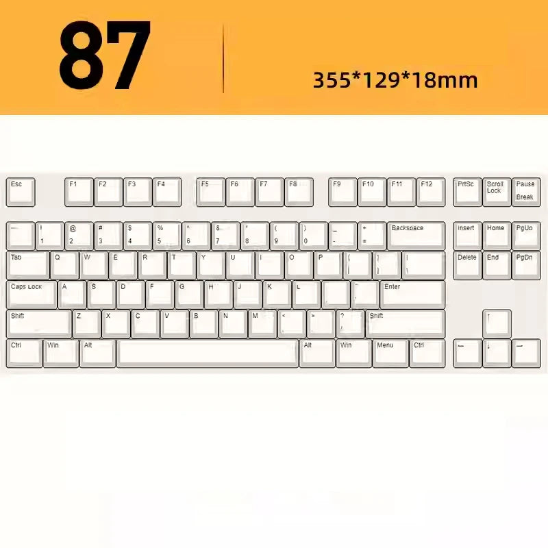 Mechanical Keyboard Dust Cover Acrylic Protecting Shell Hot Bent Compatible With Layout 60 68 87 104 96 WOOTING ROG Azoth IKKI