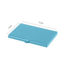 2022 New Waterproof Stainless Steel Business ID Credit Card Holder Luxury Silver Aluminium Case Cover Unisex Card Wallet