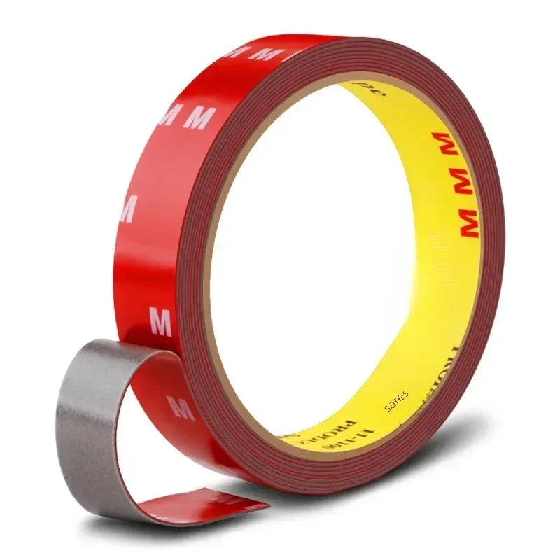300CM Strong Permanent Double Sided Tape Acrylic Foam Adhesive Waterproof High Temperature Tape Sticker for Car Indoor Decor