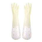 Waterproof Housework Cleaning Gloves Kitchen Cleaning Latex Household Dishwashing Laundry Gloves Wear Resistant Rubber Gloves