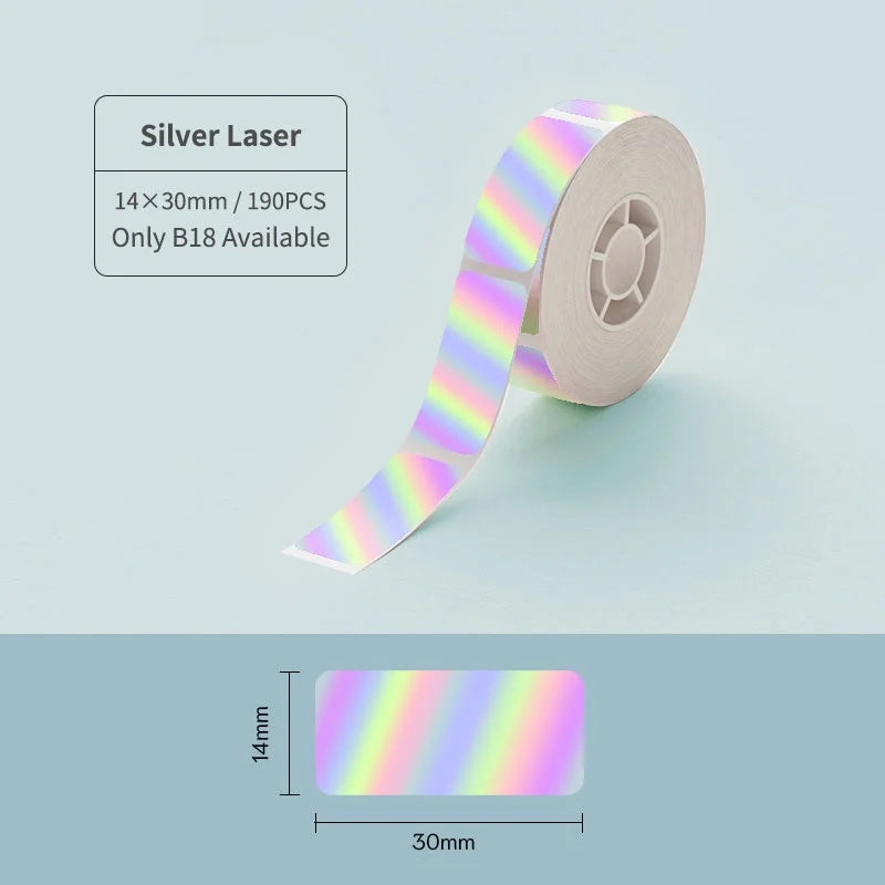 Wireless portable printer color label printer NIIMBOT B18 thermal transfer technology ribbon printing multi-color printing