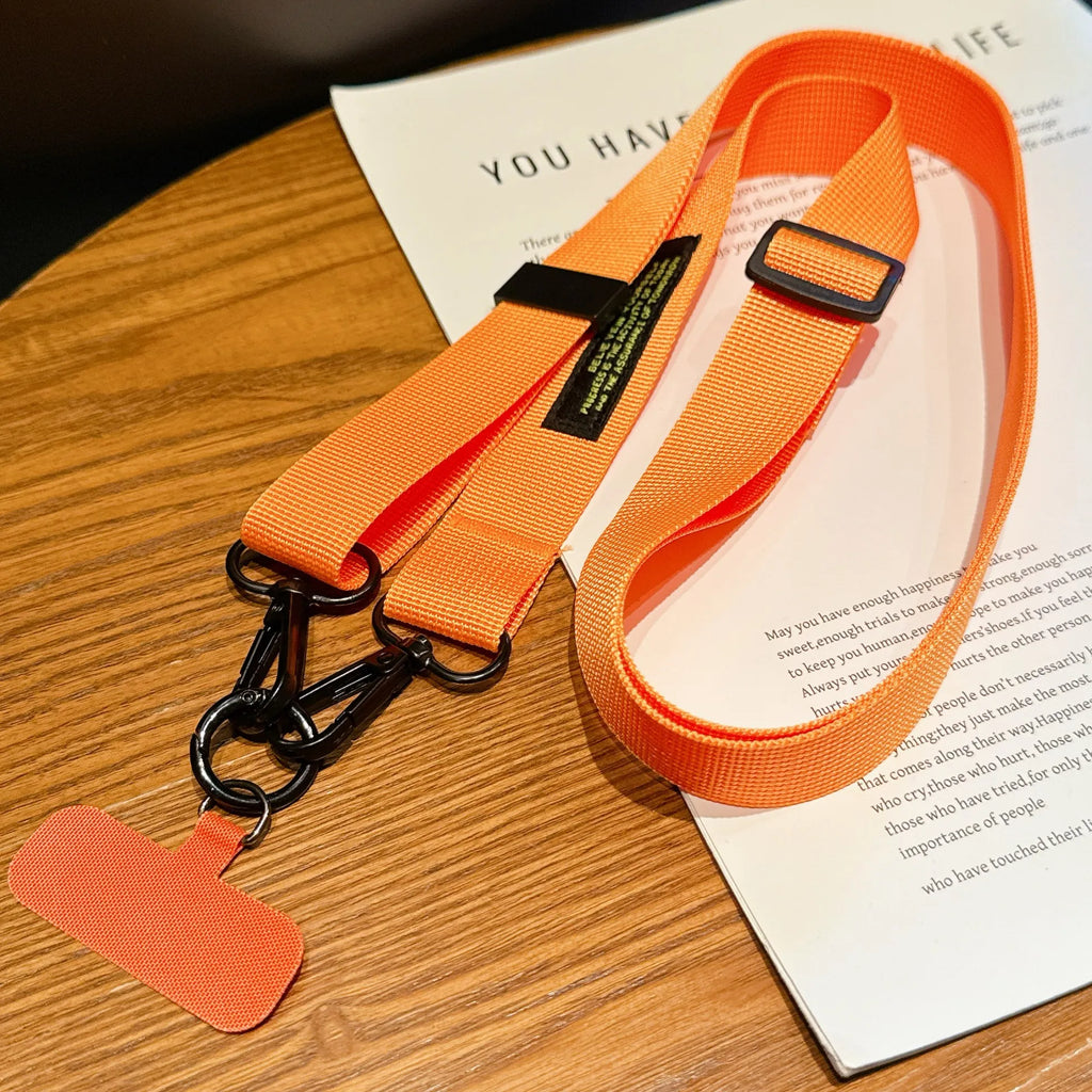 Adjustable Crossbody Mobile Phone Universal Lanyard Diagonal Long Rope Shoulder Strap Neck Multi-Purpose Anti-Loss Rope