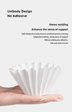 YRP Coffee Filter Papers 50 Sheets 1-2Cups 3-4Cups Paper Filter #155  #185 Pour Over Coffee Dripper & Wave Dripper Barista Tools