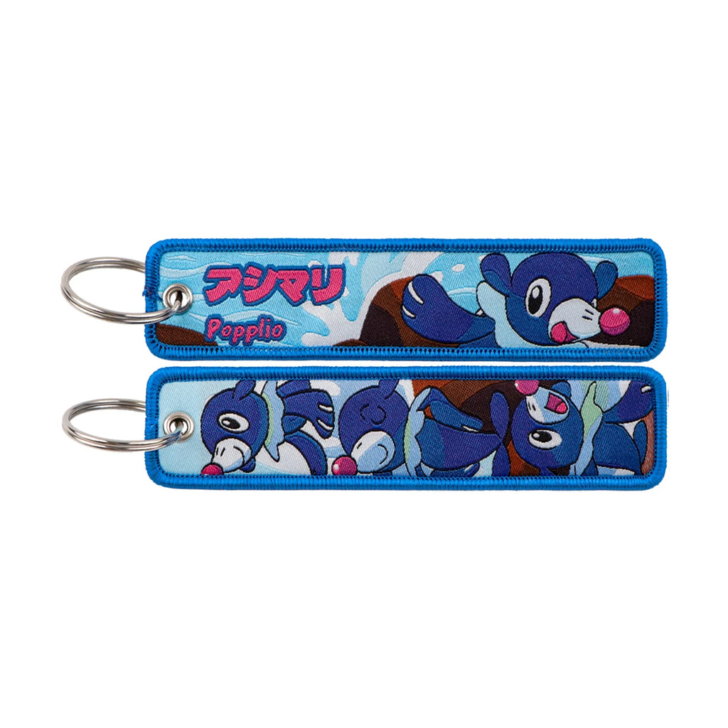 Kawaii Japanese Elf Anime Embroidery Key Fobs Key Tag Motorcycles Cars Backpack Chaveiro Keychain Fashion Keyring Friends Gifts
