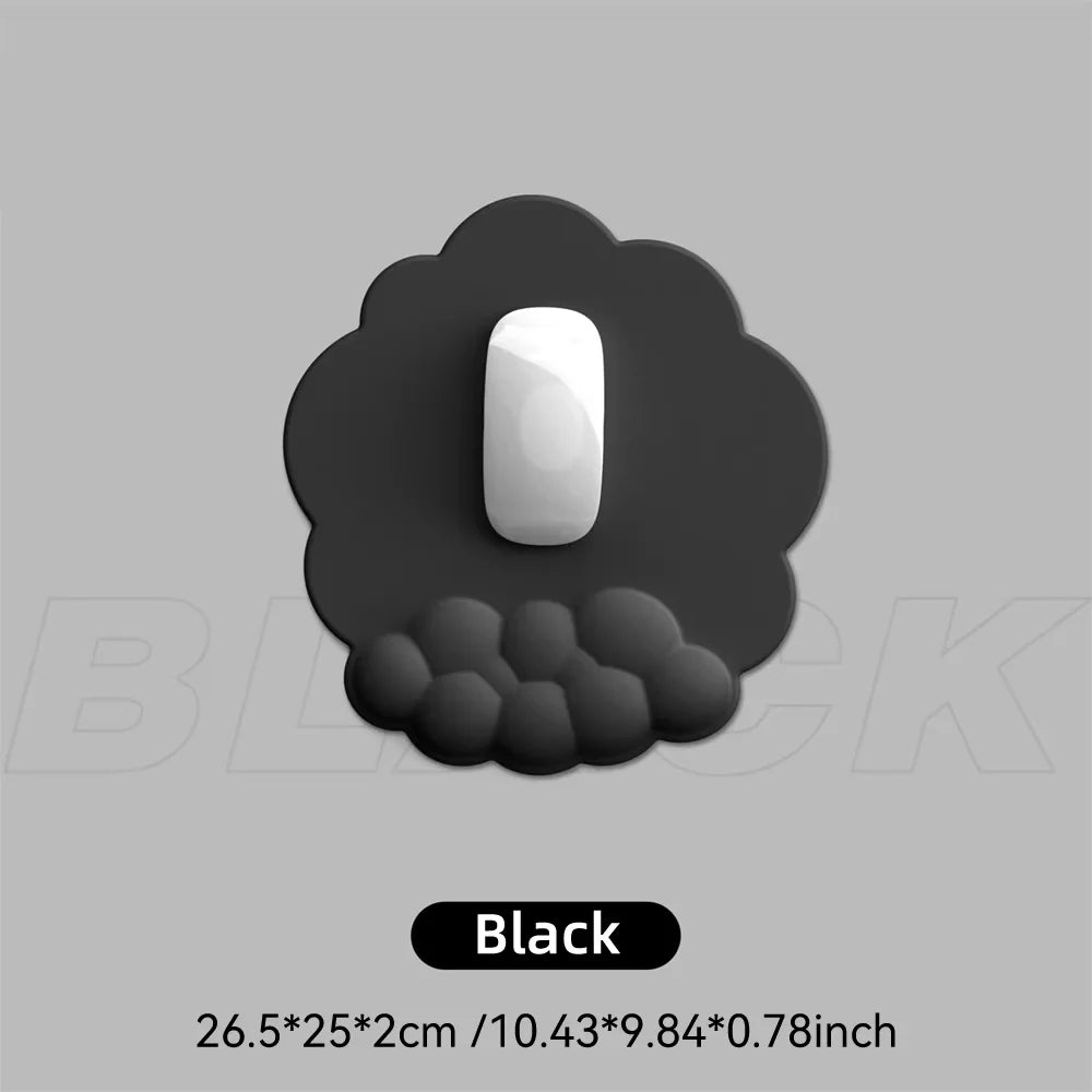 Keyboard Cloud Wrist Rest Pad Anti-Slip Desk Mat Memory Foam Palm Rest Ergonomic Mouse Pad Typing Wrist Rest for Office
