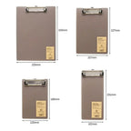 2Pcs Document Folder A6/A5/A4 Clipboard Ticket Bill Holder Hanging Cardboard File Folder Board Notepad Board Writing Pad