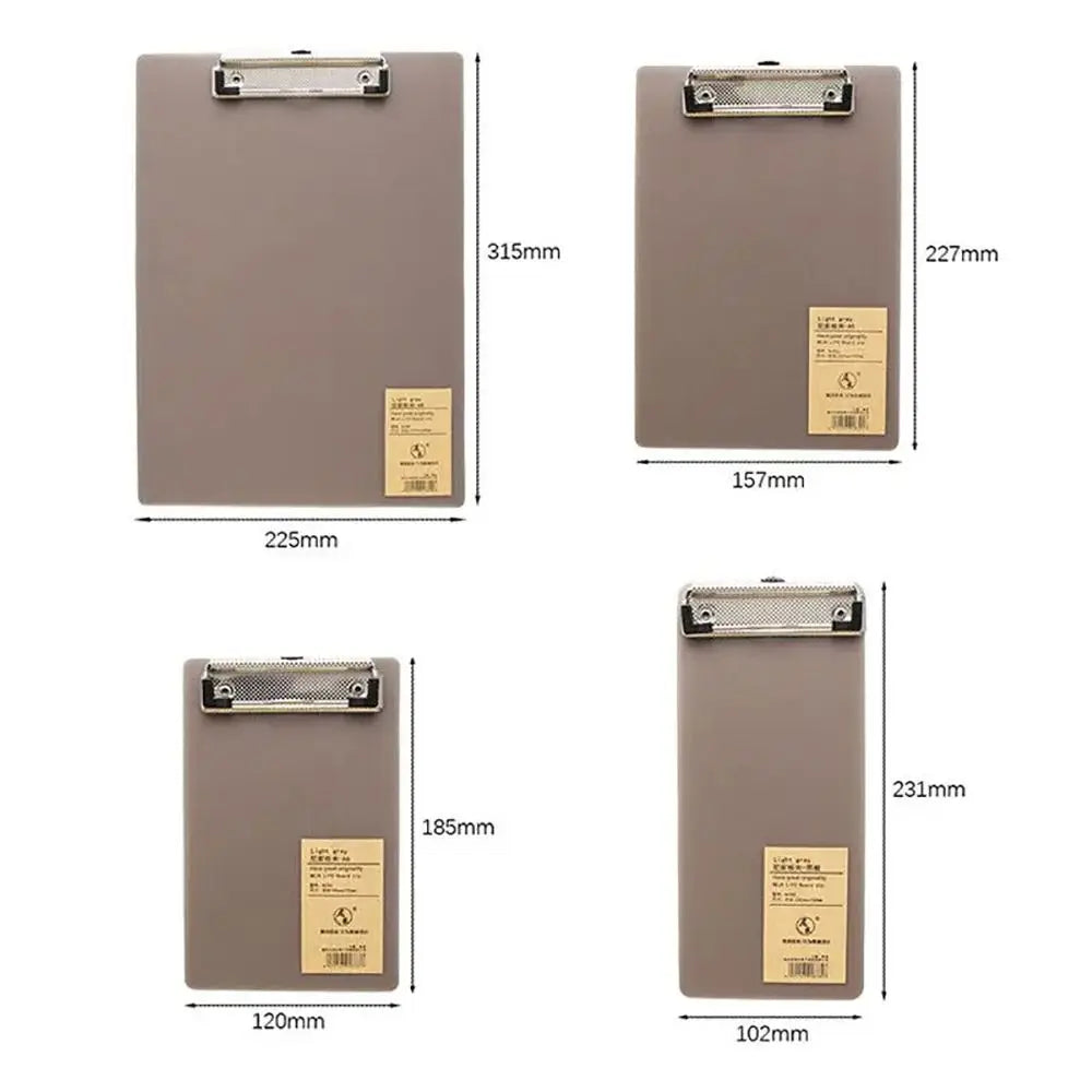 2Pcs Document Folder A6/A5/A4 Clipboard Ticket Bill Holder Hanging Cardboard File Folder Board Notepad Board Writing Pad