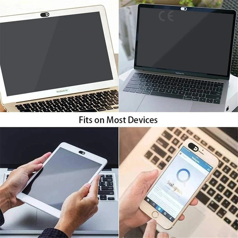 1/5/10/20PCs Ultra Thin Slide Camera Cover Webcam Privacy Shutter Slider Anti-Spy Lens Cover for Laptop Phone Tablet