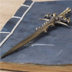 1PCS Goat Sword Zinc Alloy Letter Opener Mini Portalble Utility Knife Cutter Envelope Opener Mail Knife School Office Supplies